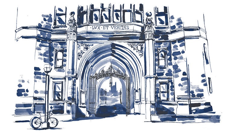 Illustration of Phelps Gate