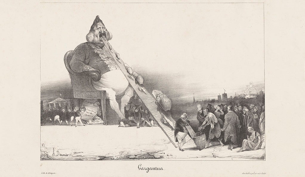 3 Honoré Daumier's Louis-Philippe as Gargantua, published in la