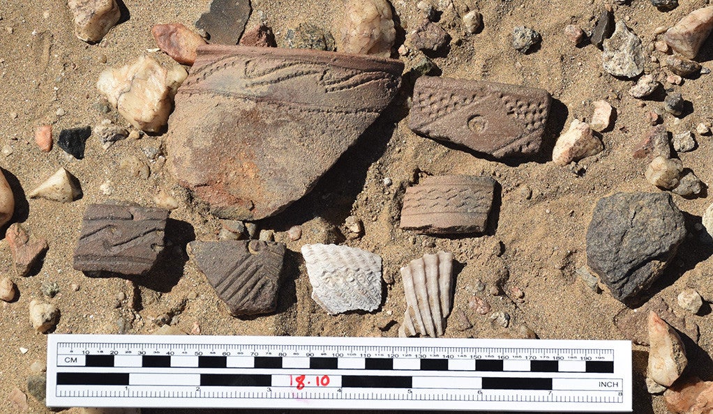 Khentiamentiu Archaeology Trip Yields Ancient Artifacts Rock Art And