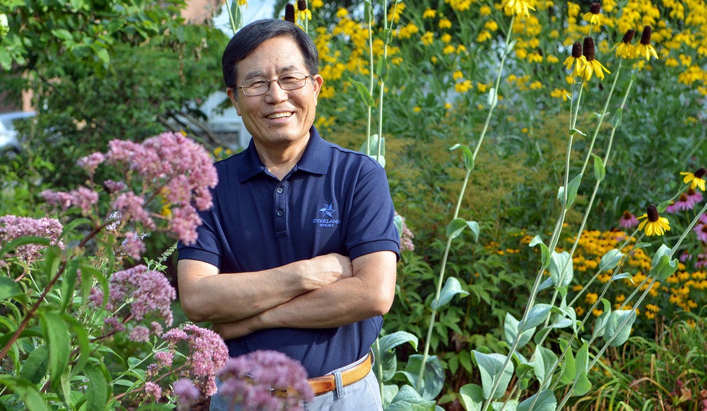 Marsh Botanical Garden curator Kunso Kim