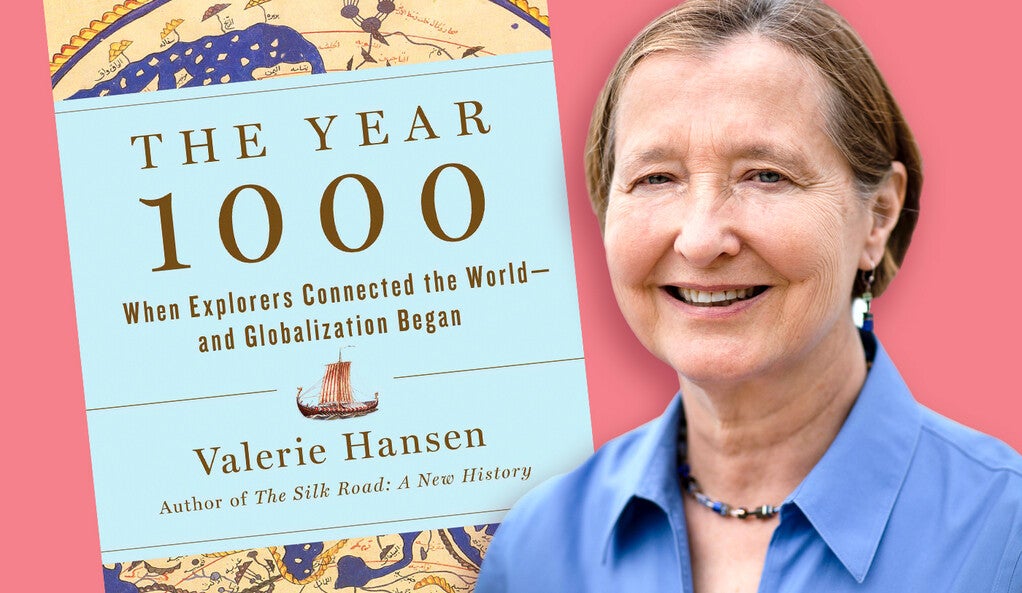 Valerie Hansen with The Year 1000 book jacket