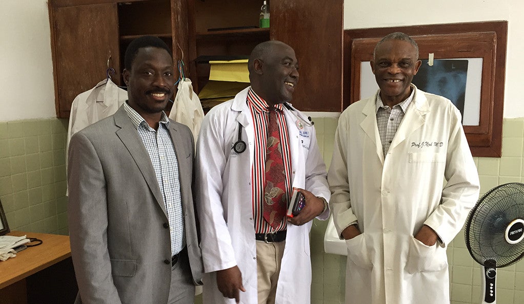 Dr. Onyema Ogbuagu, Dr. Onyema Ogbuagu, and Dr. Joseph Njoh.