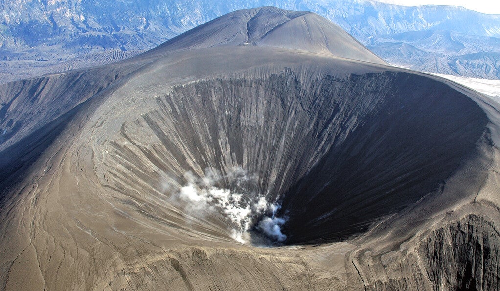 Alaska’s Okmok volcano
