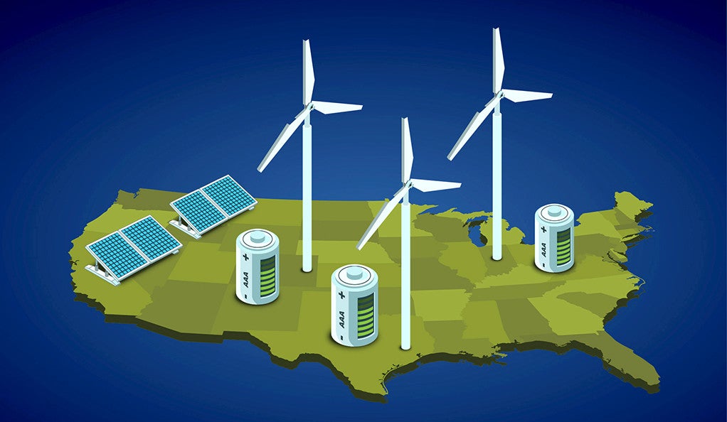Renewable energy collage