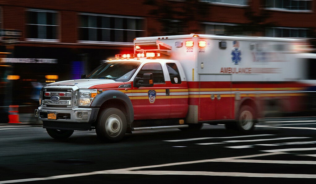 Ambulance in NYC.