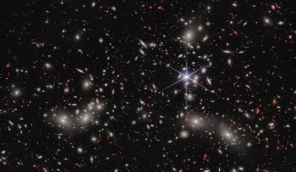 Webb Telescope image of Pandora’s Cluster