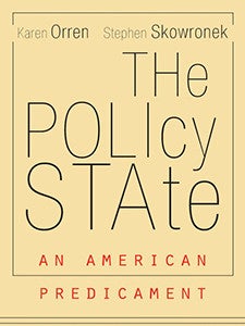 Photo of the cover of the book titled "The Policy State."