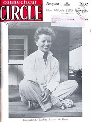 A Connecticut Circle magazine cover from August 1957, 