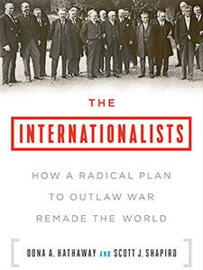 Photo of cover of the book titled "The Internationalists"