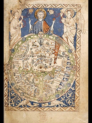 “The Map Psalter," a medieval world map