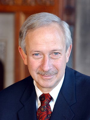 Former Duke University president and former Yale College dean Richard H. Brodhead