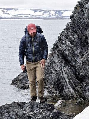 First author Ross Anderson in Svalbard