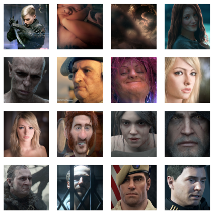 Gallery of user-generated character examples from the Arnold website